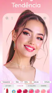 YouCam Makeup: Editor de Rosto screenshot 1