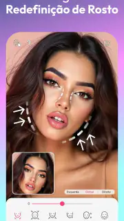 YouCam Makeup: Editor de Rosto screenshot 2