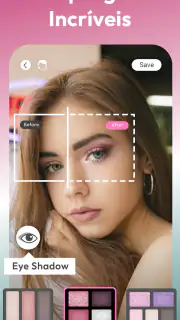 YouCam Makeup: Editor de Rosto screenshot 4