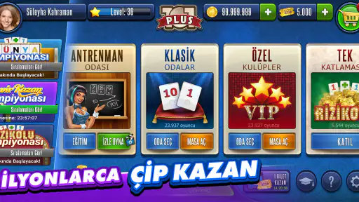 101 Yüzbir Okey Plus screenshot