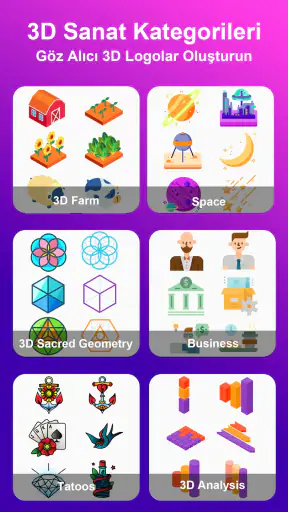 3D Logo Maker - Tasarım Logosu screenshot