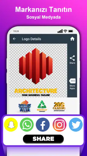 3D Logo Maker - Tasarım Logosu screenshot