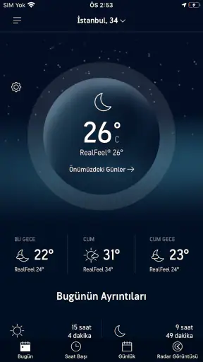 AccuWeather Hava Durumu screenshot