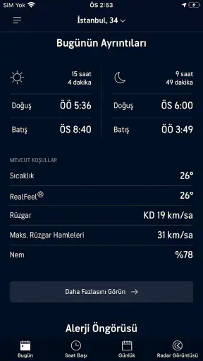AccuWeather Hava Durumu screenshot