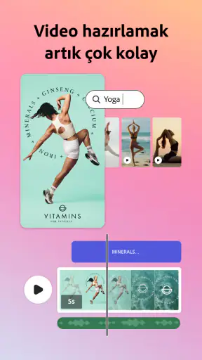 Adobe Express: AI Foto, Video screenshot
