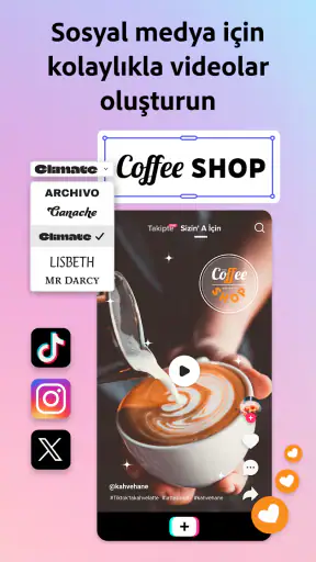 Adobe Express: AI Foto, Video screenshot
