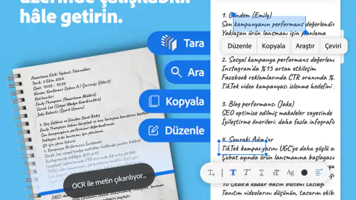 Adobe Scan: Belge Tarama screenshot