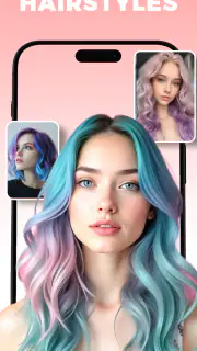 AI Hair Color Style Art Change screenshot 2