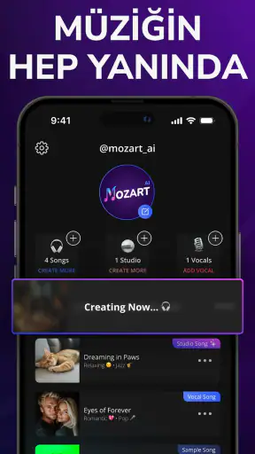 AI Şarkı Üreticisi - Mozart AI screenshot