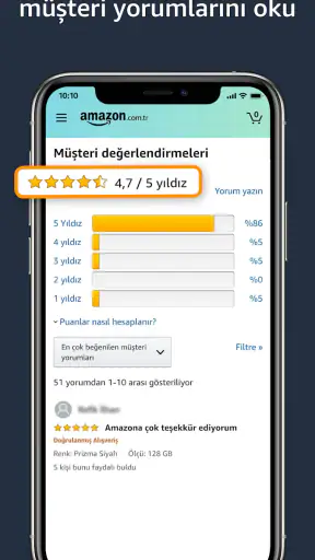 Amazon.com.tr Mobile Alışveriş screenshot