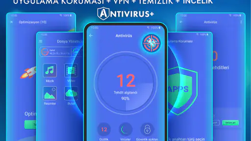 Antivirüs - Temizleyici,  VPN screenshot