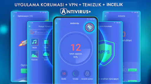 Antivirüs - Temizleyici,  VPN screenshot