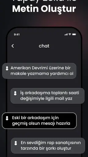 Ask AI - Türkçe Yapay Zeka screenshot