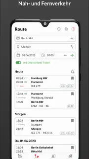 Bahn: Fahrplan & Live Tracking screenshot 1