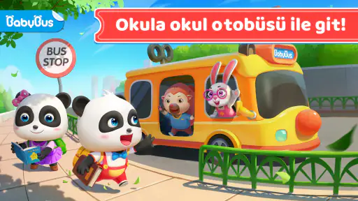 Bebek Panda'nın Okul Otobüsü screenshot