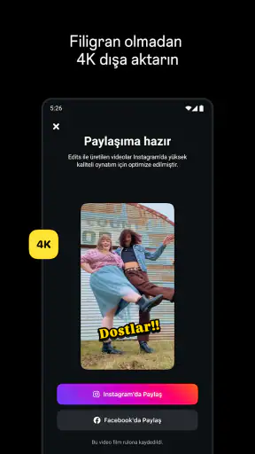 Bir Instagram uygulaması Edits screenshot