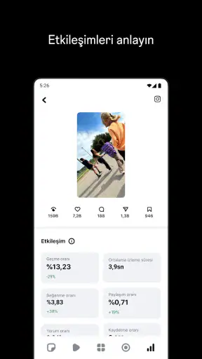 Bir Instagram uygulaması Edits screenshot