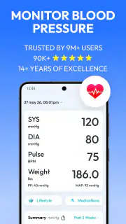Blood Pressure App - SmartBP screenshot 1