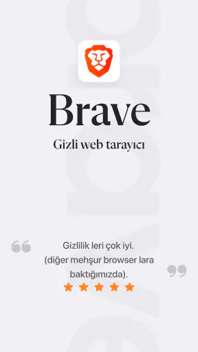 Brave Hızlı Web Tarayıcı, VPN screenshot