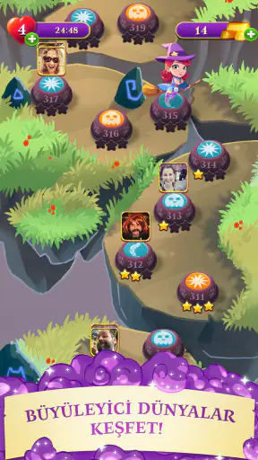 Bubble Witch 3 Saga screenshot