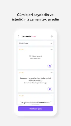 Cake: İngilizce & Korece Öğren screenshot
