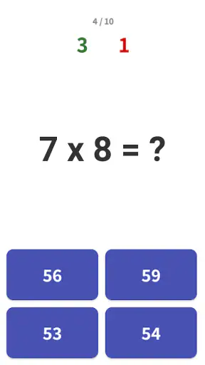 Çarpım tablosu Matematik oyunu screenshot