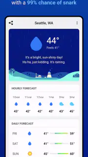 CARROT Weather screenshot 2