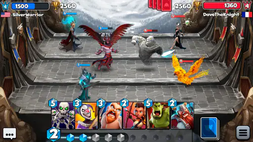 Castle Crush：Strateji Kart screenshot 5