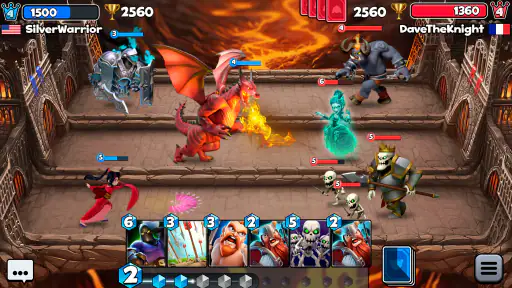 Castle Crush：Strateji Kart screenshot 8