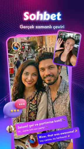 Chamet - Canlı Sohbet ve Parti screenshot