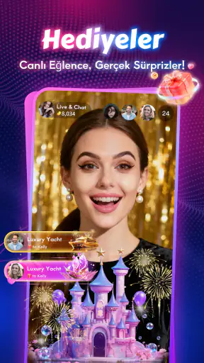 Chamet - Canlı Sohbet ve Parti screenshot