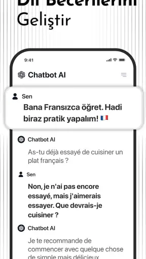 Chatbot AI: Türkçe Yapay Zeka screenshot