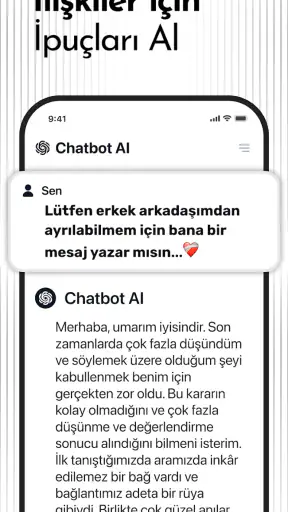 Chatbot AI: Türkçe Yapay Zeka screenshot