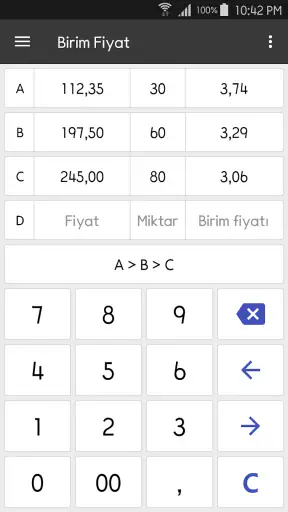 ClevCalc - Hesap makinesi screenshot