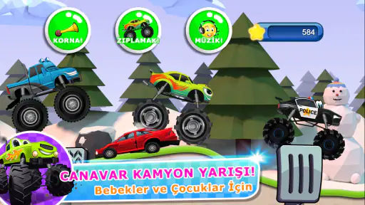 Çocuk Canavar Kamyon Oyunu 2 screenshot