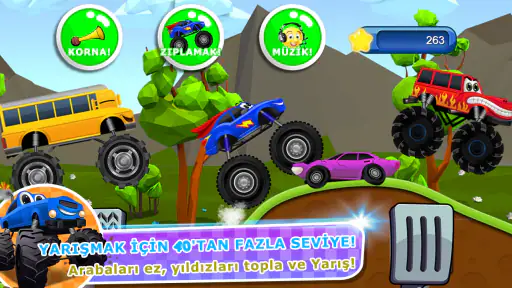 Çocuk Canavar Kamyon Oyunu 2 screenshot