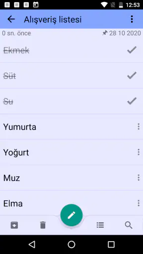 ColorNote Notlar Notepad Not screenshot