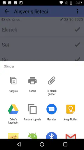 ColorNote Notlar Notepad Not screenshot