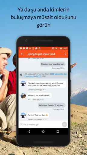 Couchsurfing Travel App screenshot
