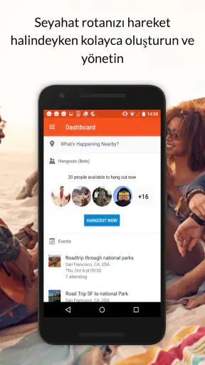 Couchsurfing Travel App screenshot