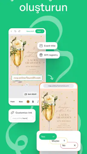 Davetiye Hazırlama screenshot