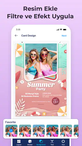 Davetiye Hazırlama Programı screenshot