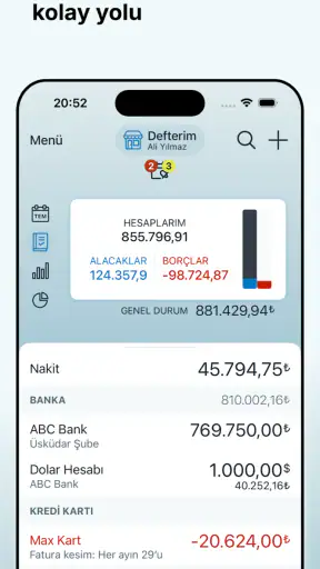 DEFTER - Para Yönetimi screenshot