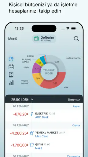 DEFTER - Para Yönetimi screenshot