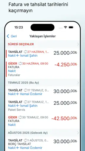 DEFTER - Para Yönetimi screenshot