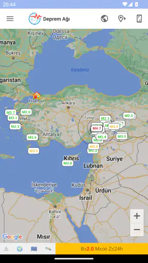 Deprem Ağı screenshot