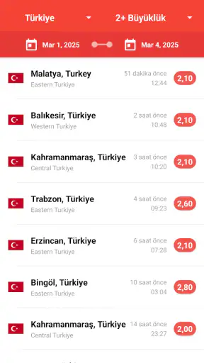 Deprem Uyarılarım screenshot