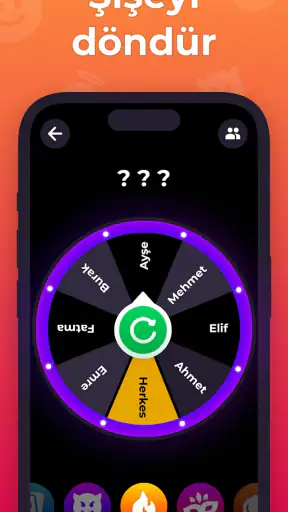 Doğruluk Cesaretlik Oyunu screenshot
