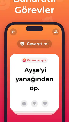 Doğruluk Cesaretlik Oyunu screenshot
