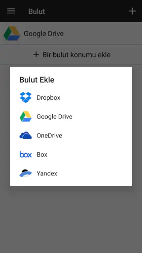 Dosya Yöneticisi screenshot